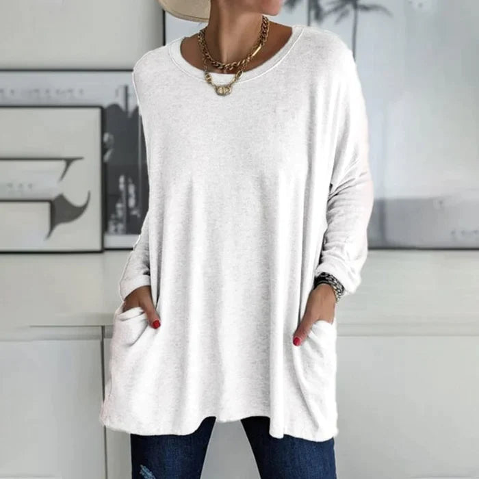 Qasmina Tunic | Women's Autumn Oversized Long Sleeve Tunic