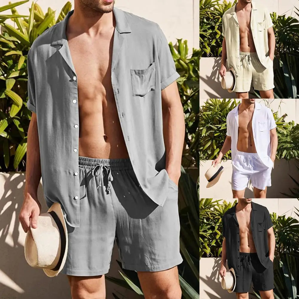 Qerwin Set | Men's Short-Sleeve Lounge Outfit