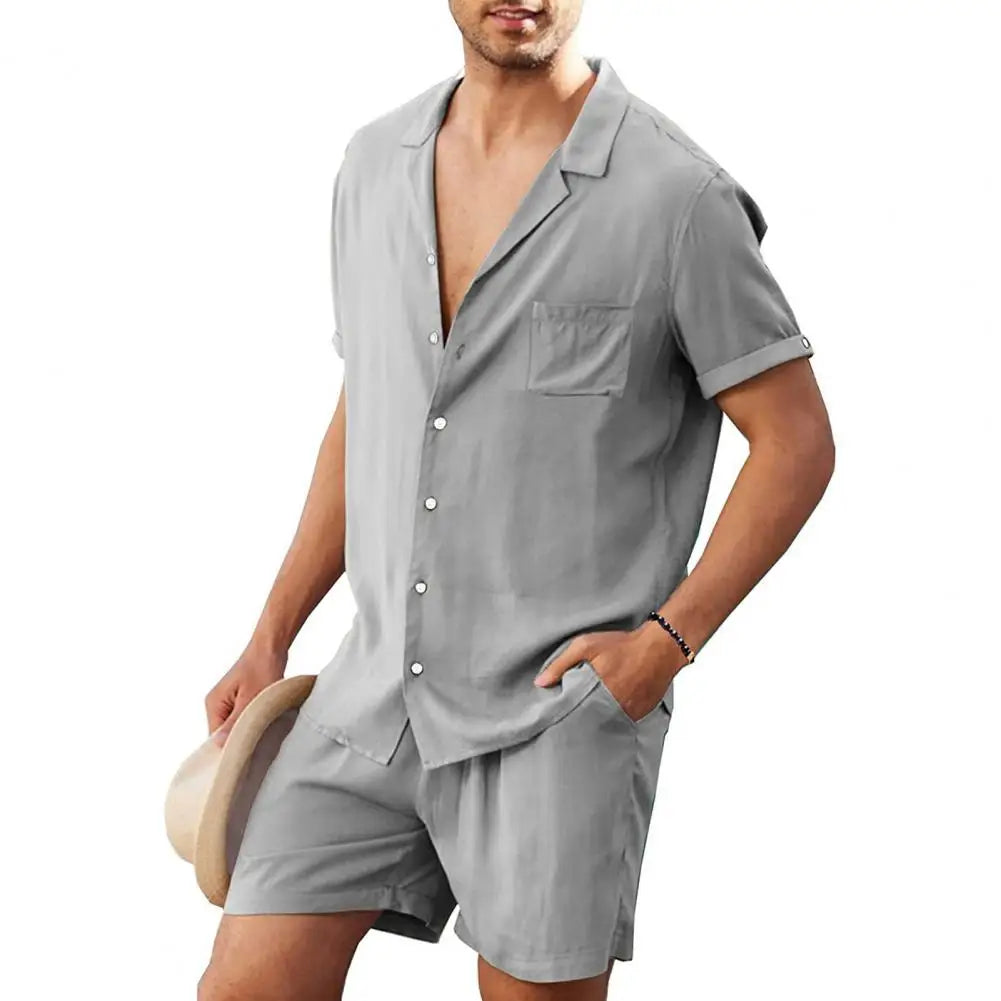 Qerwin Set | Men's Short-Sleeve Lounge Outfit