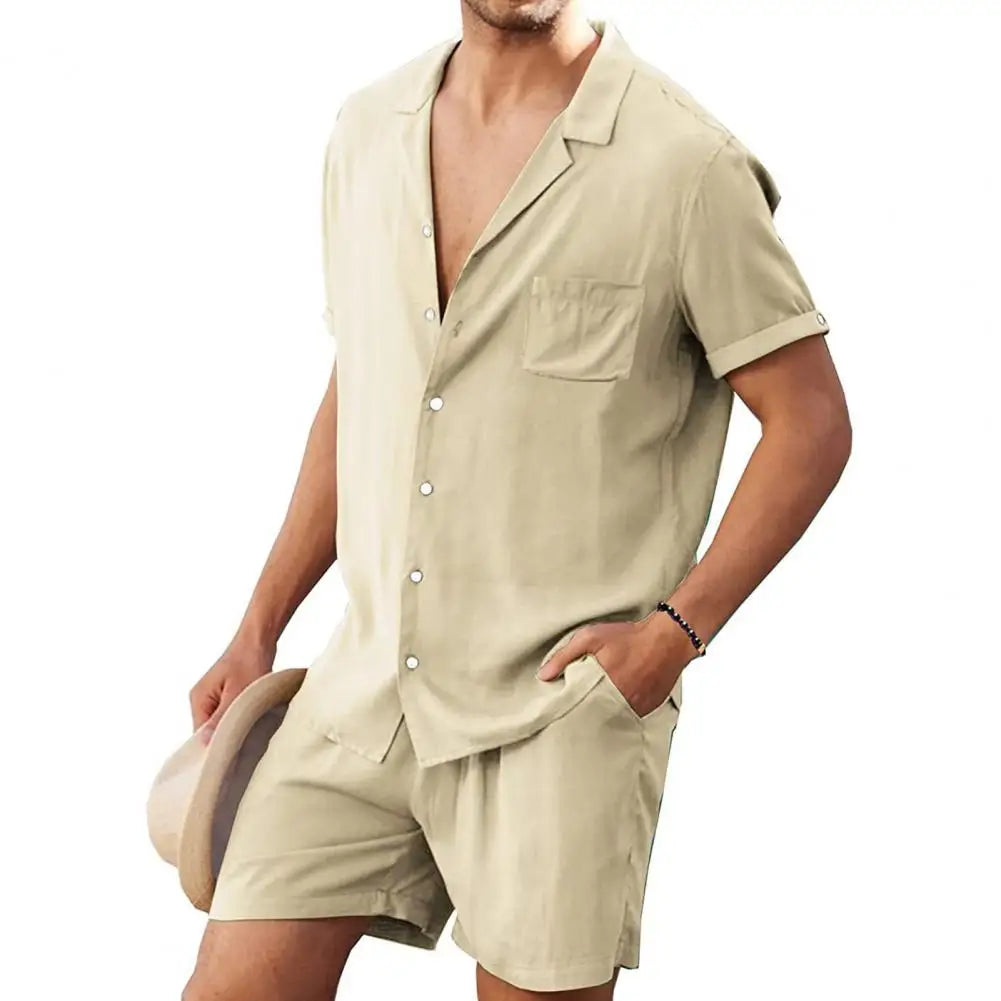 Qerwin Set | Men's Short-Sleeve Lounge Outfit
