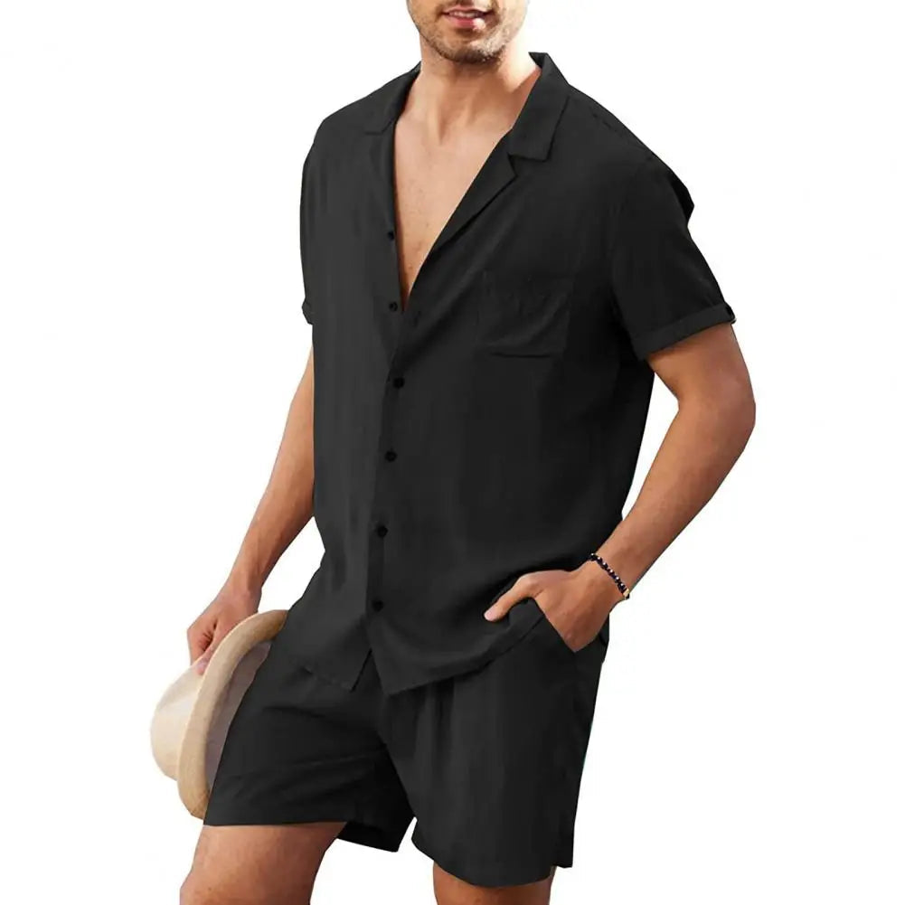 Qerwin Set | Men's Short-Sleeve Lounge Outfit