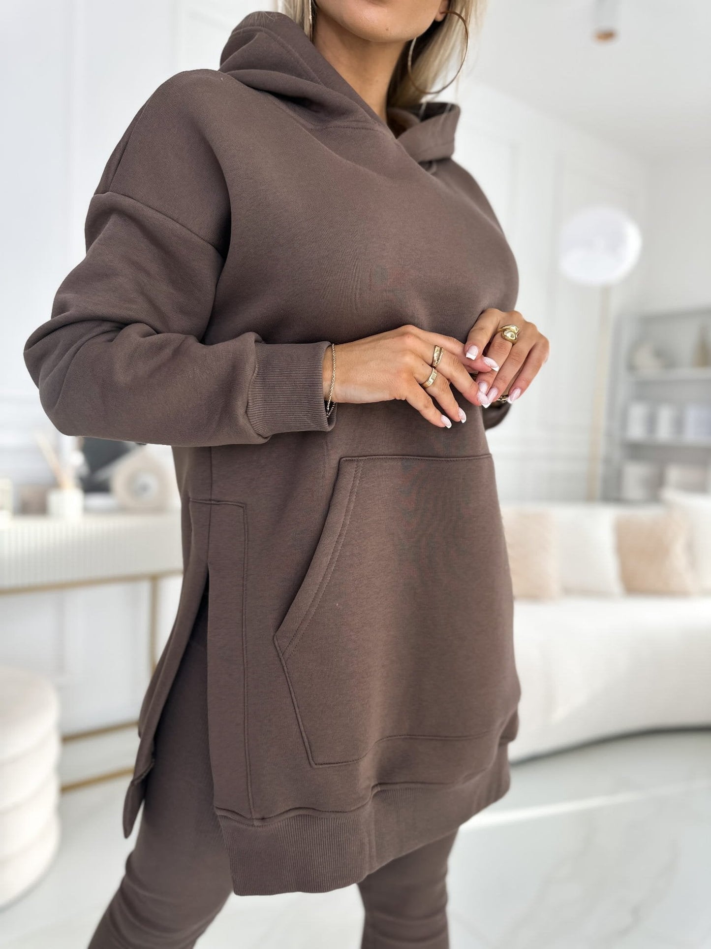 Qessiah Set | Women's Winter Hoodie & Leggings Loungewear