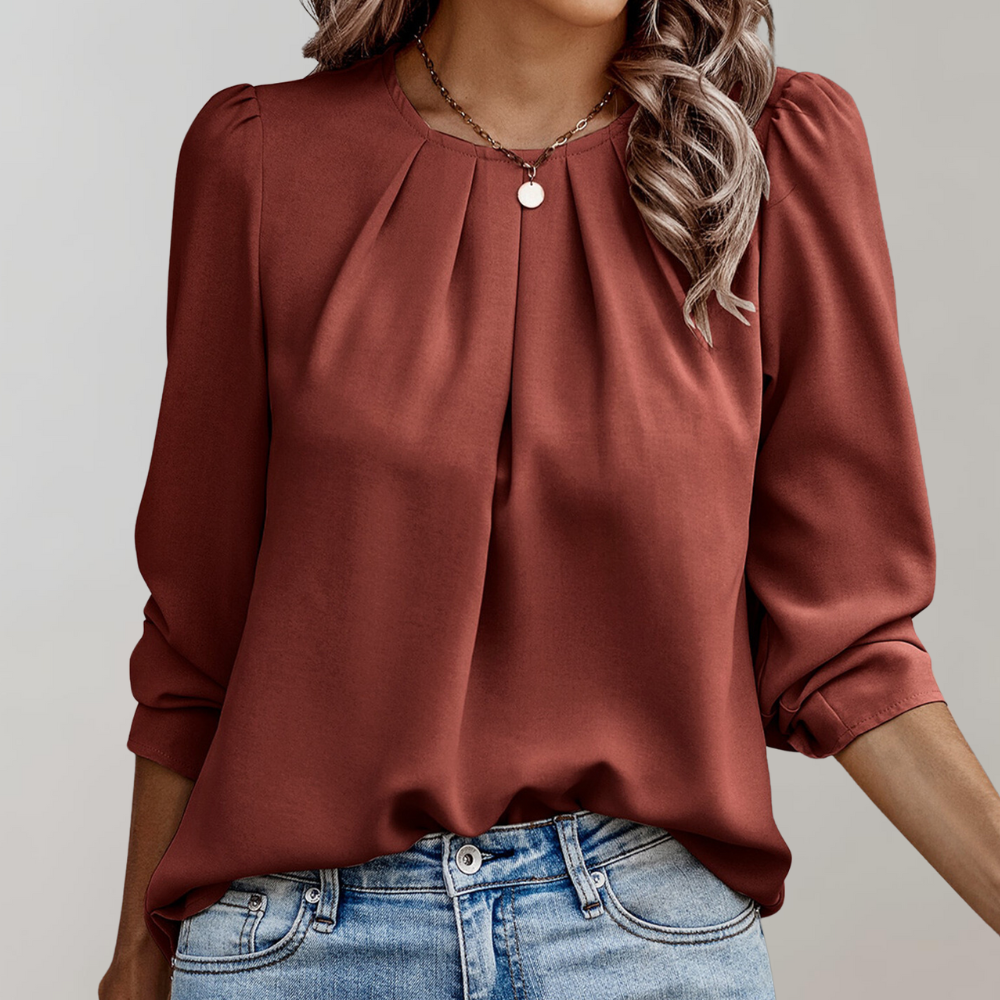 Quendolien Blouse | Women's Spring Puff Sleeve Blouse