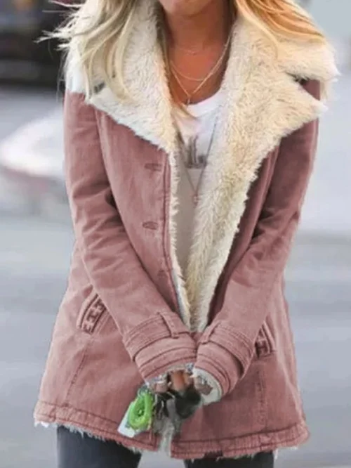 Quenelle Jacket | Women's Winter Fleece Lined Jacket with Lapel
