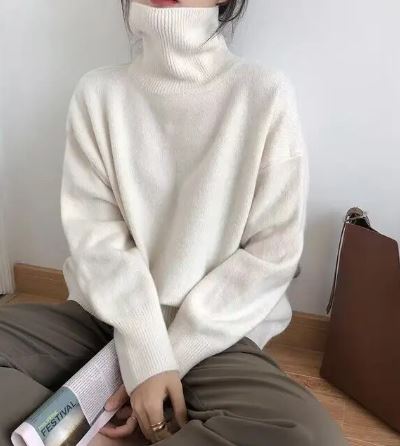Quinette Sweater | Women's Winter Oversized Turtleneck Sweater