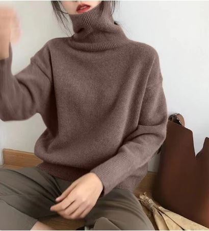 Quinette Sweater | Women's Winter Oversized Turtleneck Sweater