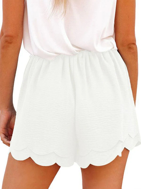 Quinisha Shorts | Layered Petal Shorts With Tie Waist