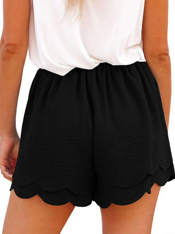 Quinisha Shorts | Layered Petal Shorts With Tie Waist