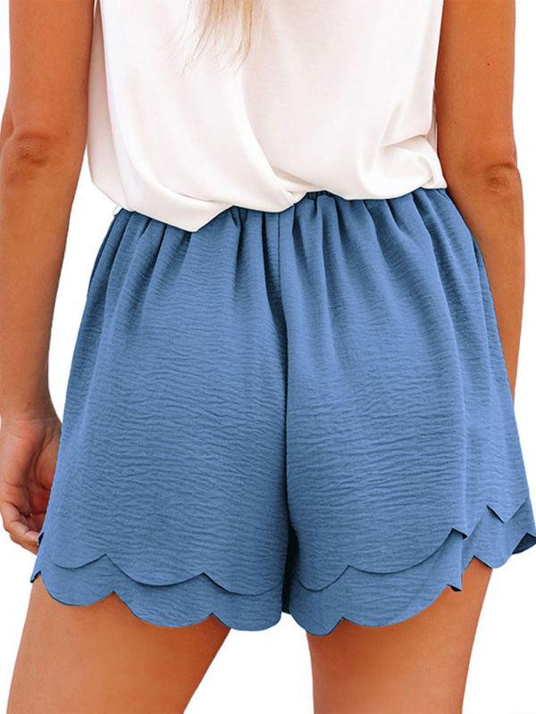 Quinisha Shorts | Layered Petal Shorts With Tie Waist