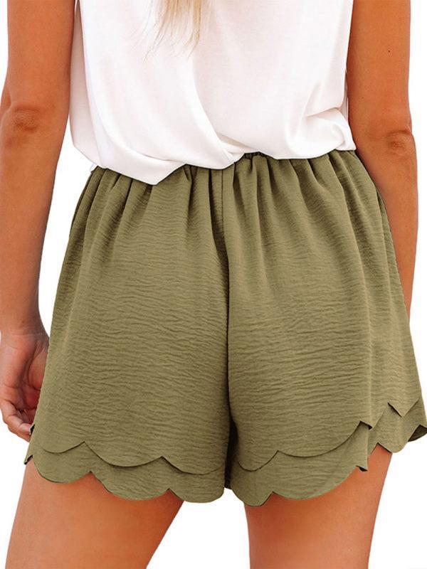 Quinisha Shorts | Layered Petal Shorts With Tie Waist