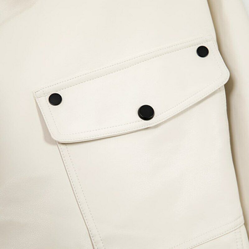 Quiniva Jacket | Women's Autumn Faux Leather Cropped Jacket