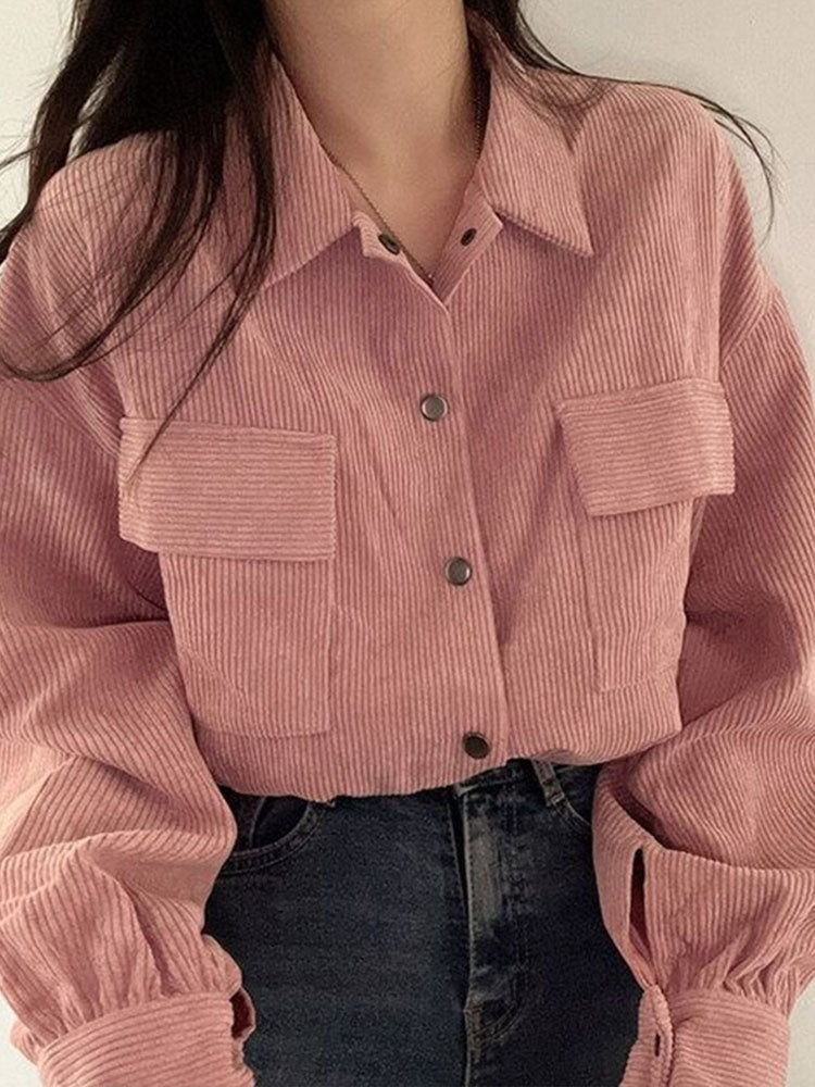 Quiriette Jacket | Women's Autumn Corduroy Cropped Jacket