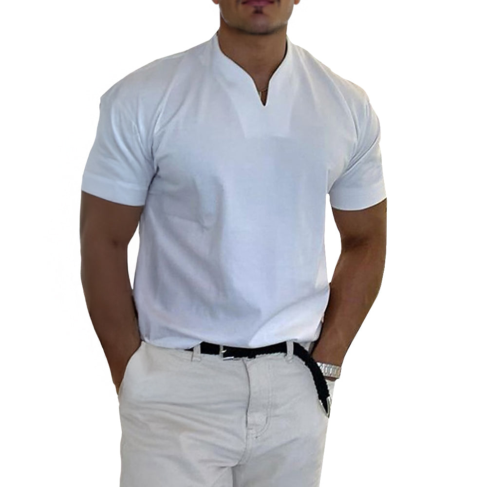 Raza Shirt | Men's V-Notch Casual Shirt for Modern Style and Comfort