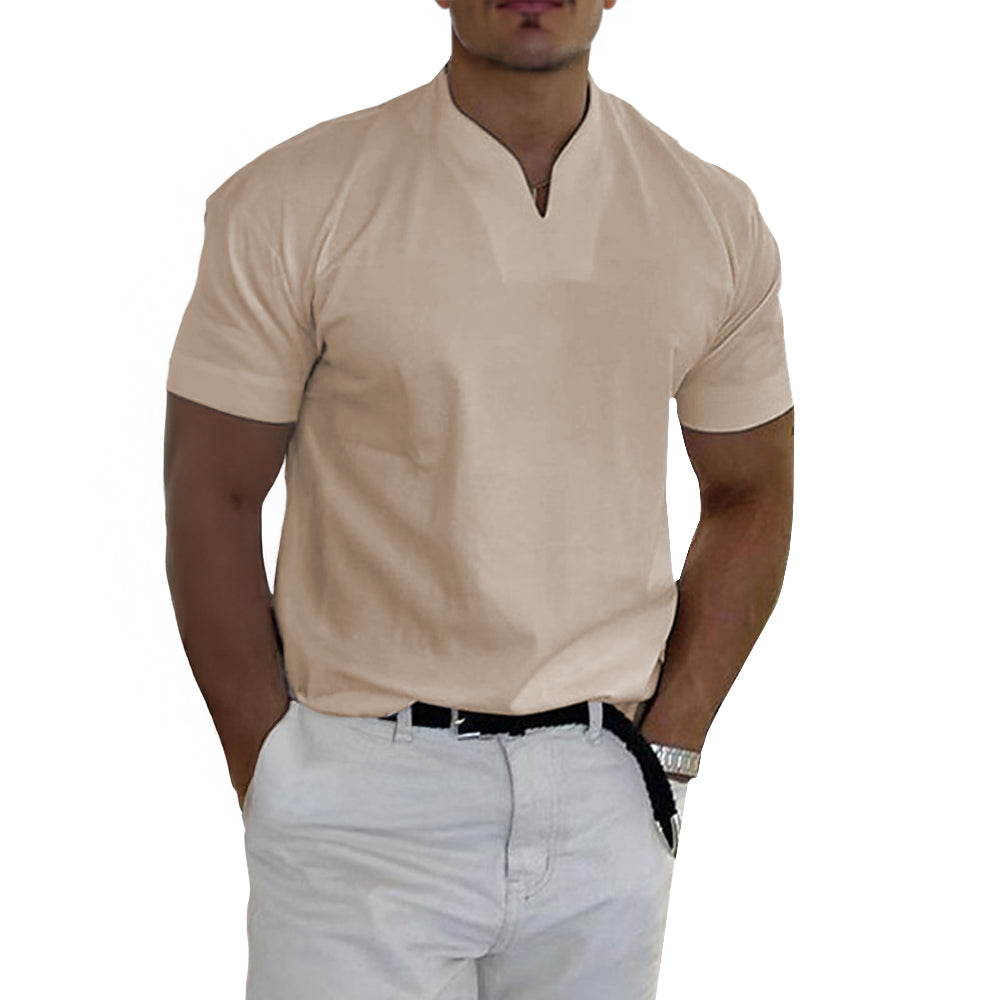 Raza Shirt | Men's V-Notch Casual Shirt for Modern Style and Comfort