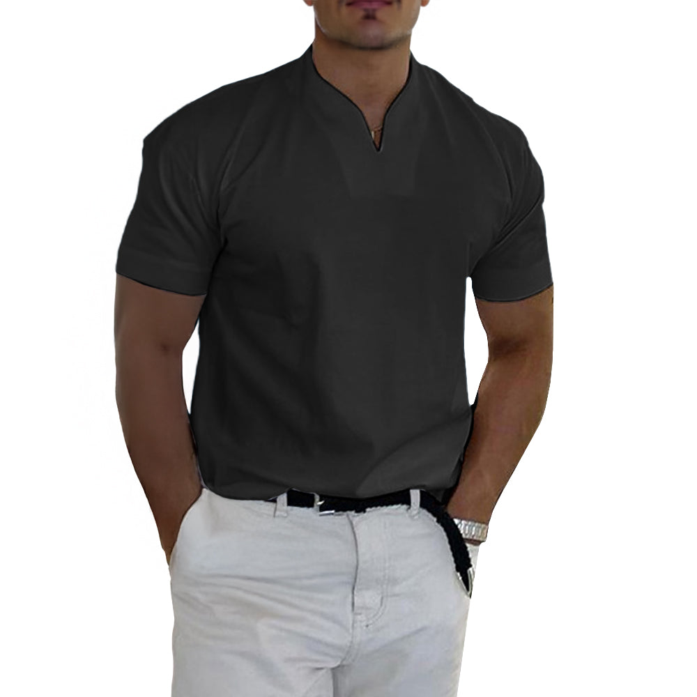 Raza Shirt | Men's V-Notch Casual Shirt for Modern Style and Comfort