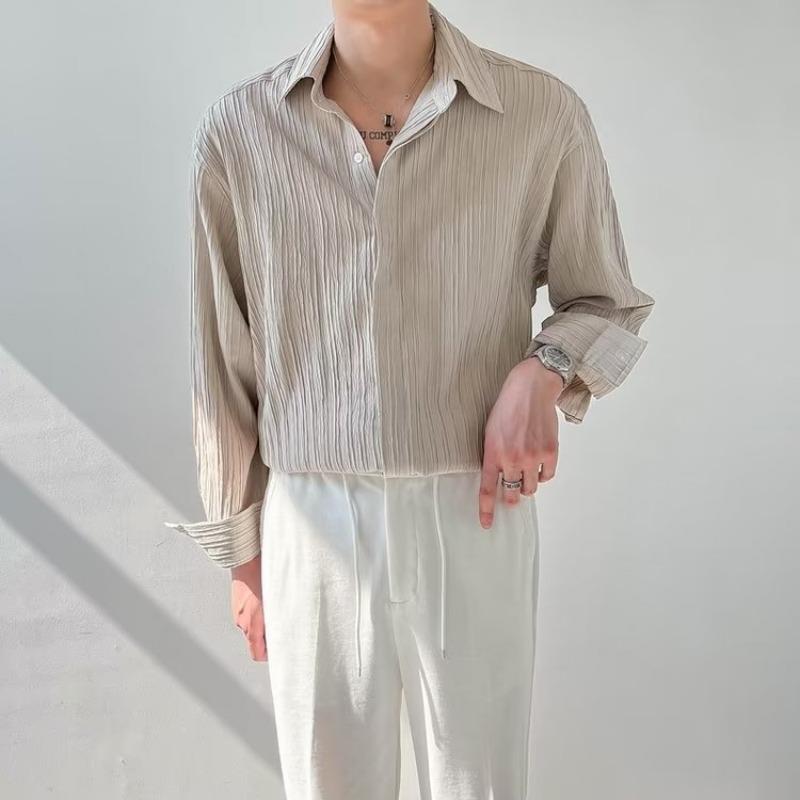 Rensen Shirt | Men's Long Sleeve Shirt Casual Relaxed Fit