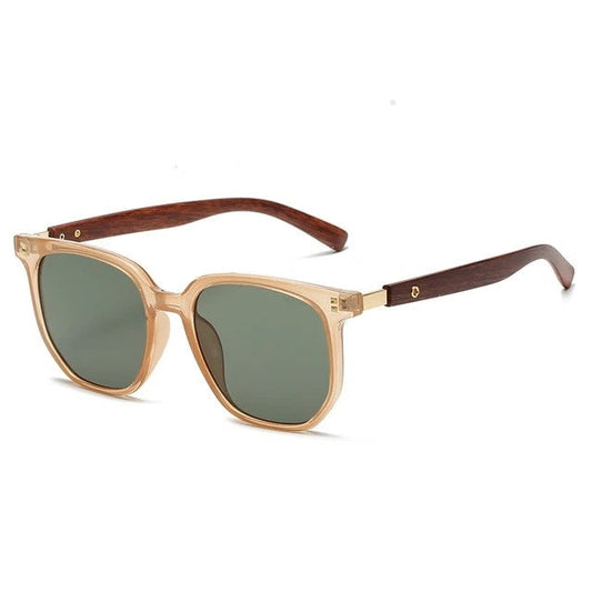 Isla Geometric Frame Sunglasses | Wood Temples Sunglasses