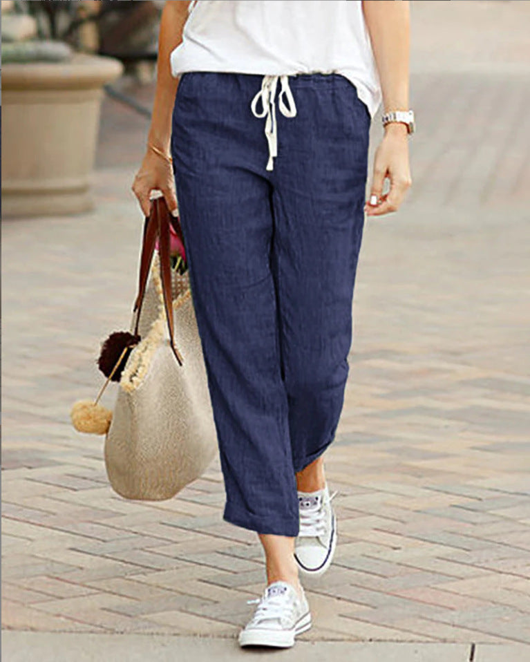 Rina Linen Trousers | Relaxed Fit