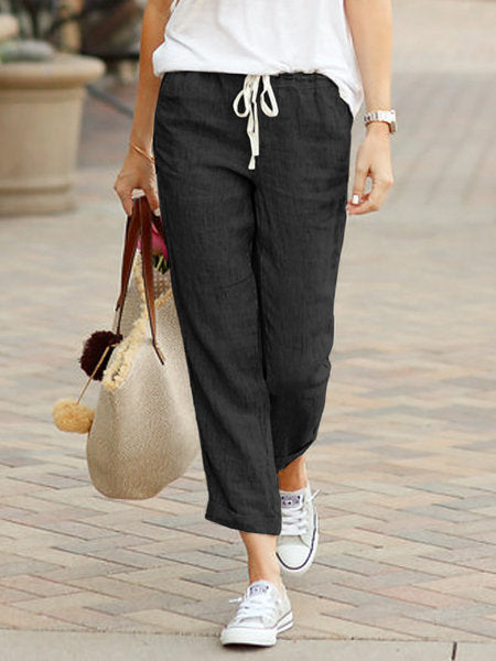 Rina Linen Trousers | Relaxed Fit