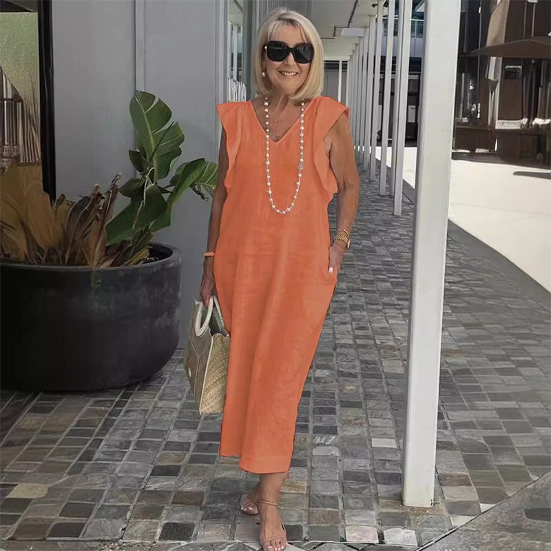 Rita Casual Summer Dress | Cotton Linen Blend