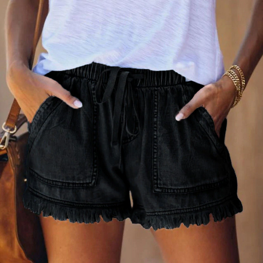 Roeline Shorts | Women's Stretch Denim Shorts