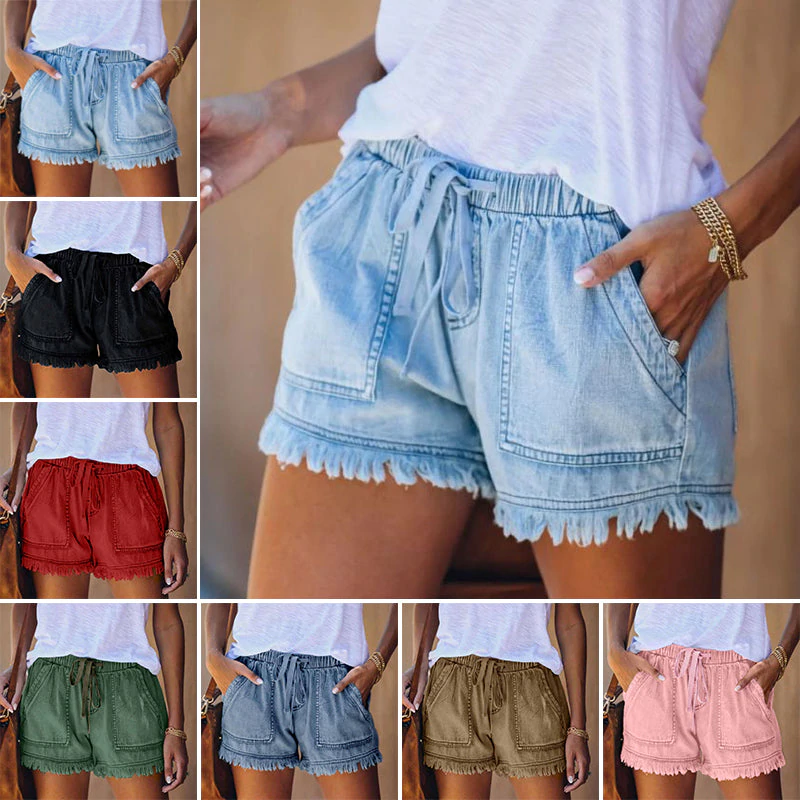 Roeline Shorts | Women's Stretch Denim Shorts