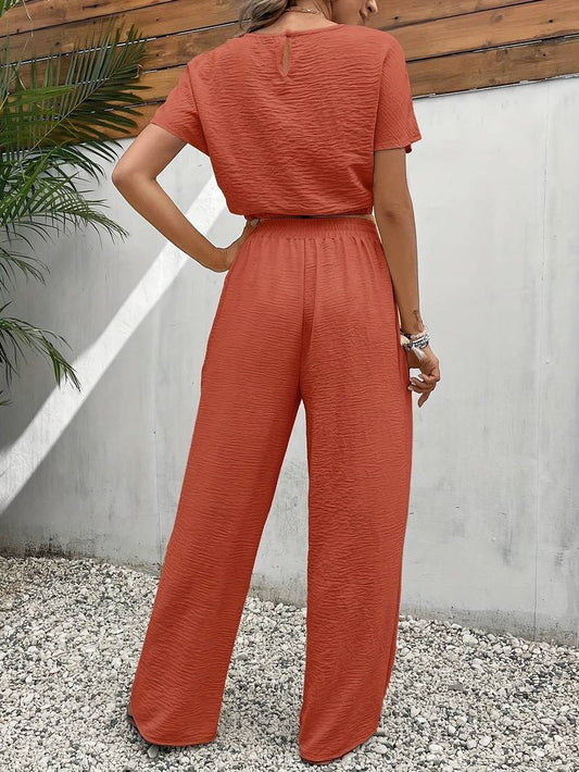 Romana Set | Women's Top and Trousers Summer Set