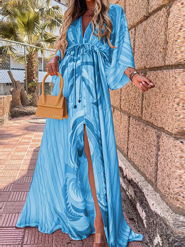 Samiyah Dress | Colorful Printed Maxi Dress