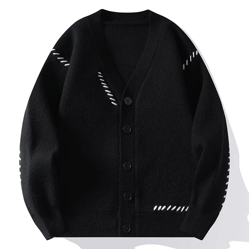 Jack Relaxed Fit Cardigan | V-Neck Long Sleeve Cardigan