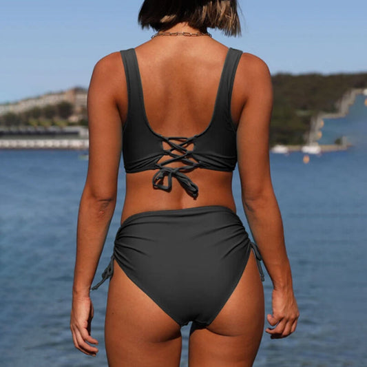 Sina Swimwear | Flattering High-Waisted Bikini Set