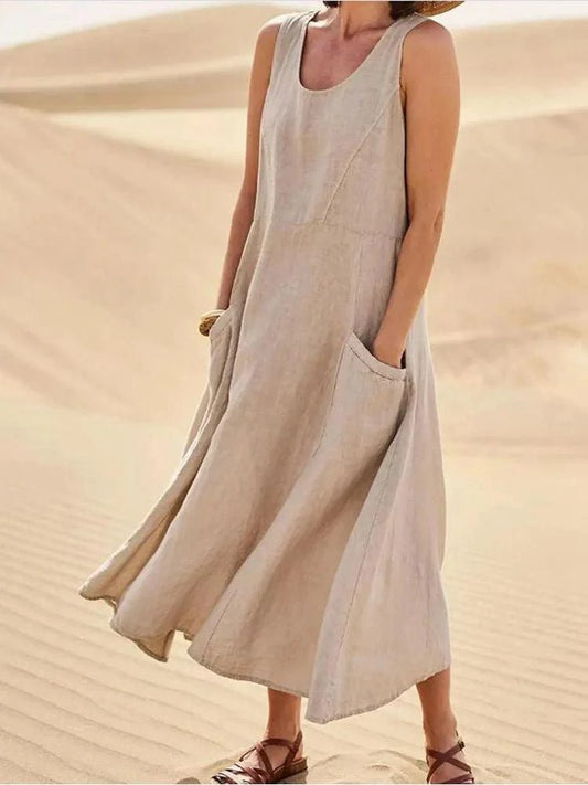 Sonia Dress | Lightweight Cotton-Linen Summer Dress