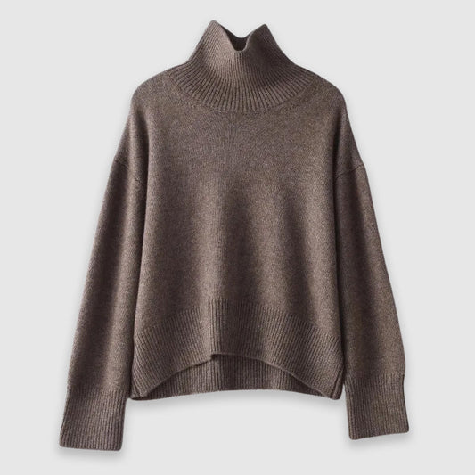 Sophia Sweater | Cashmere Crew Neck Long Sleeve Sweater