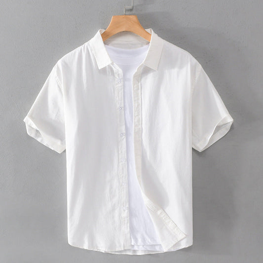 Arthur Relaxed Fit Short Sleeve Button-Front Shirt | Collared Casual Shirt