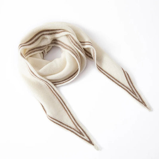 Sienna Draped Scarf | Striped Generous Coverage Scarf