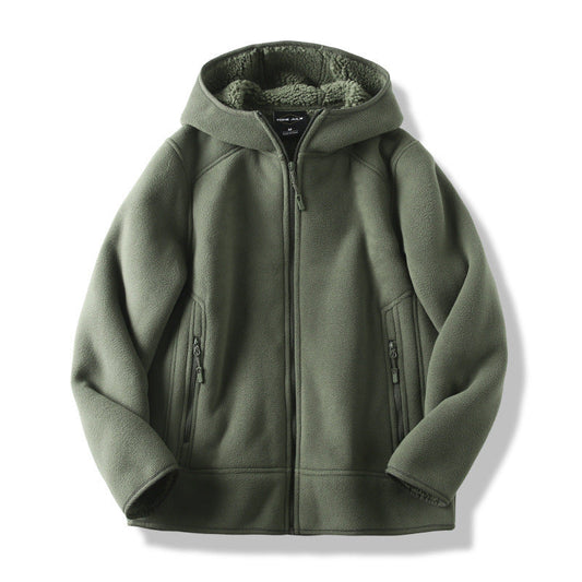 Freddie Relaxed Fit Hoodie | Sherpa Lined Full Zip Hoodie