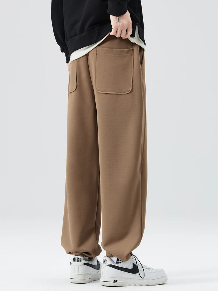 Nathaniel Modern Pleated Wide Leg Pants | Adjustable Hem Streetwear Trousers