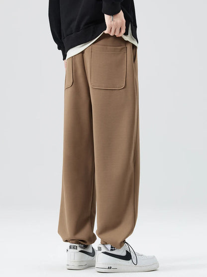 Nathaniel Modern Pleated Wide Leg Pants | Adjustable Hem Streetwear Trousers