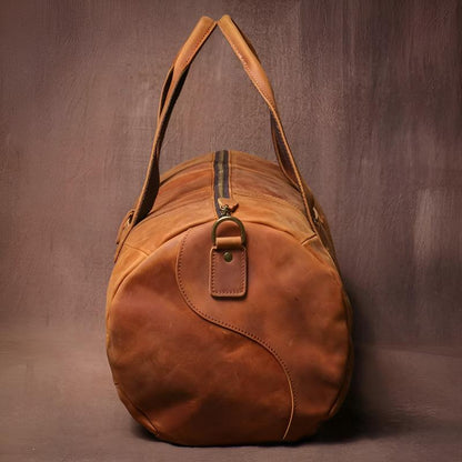 Arlo Structured Duffel Bag | Zipper Closure Adjustable Strap Duffel Bag