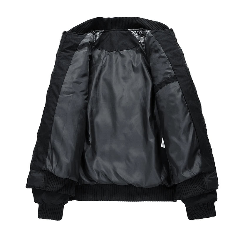 Joseph Mixed-Media Bomber Jacket | Quilted Panel Streetwear Coat