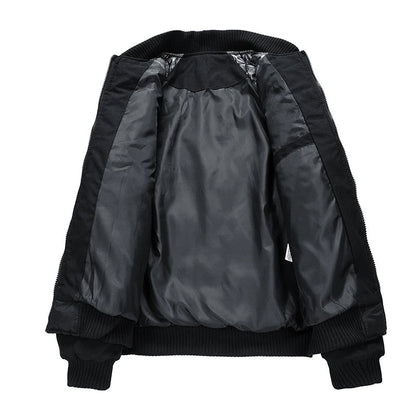 Joseph Mixed-Media Bomber Jacket | Quilted Panel Streetwear Coat