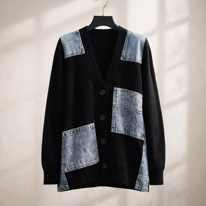 Isabella Relaxed Fit Cardigan | Button Front Hip-Length Cardigan