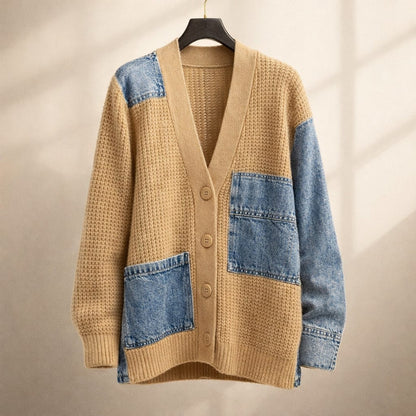 Isabella Relaxed Fit Cardigan | Button Front Hip-Length Cardigan