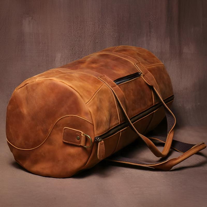 Arlo Structured Duffel Bag | Zipper Closure Adjustable Strap Duffel Bag