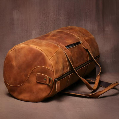 Arlo Structured Duffel Bag | Zipper Closure Adjustable Strap Duffel Bag