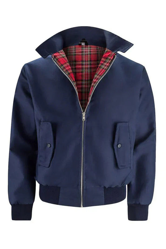 Arthur Regular Fit Harrington Jacket | Collared Long Sleeve Jacket