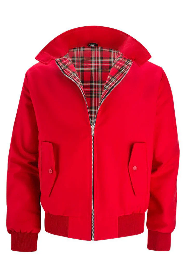 Arthur Regular Fit Harrington Jacket | Collared Long Sleeve Jacket