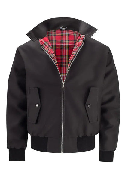 Arthur Regular Fit Harrington Jacket | Collared Long Sleeve Jacket