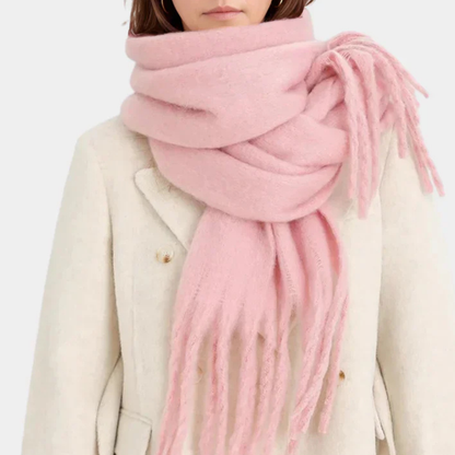 Sienna Oversized Scarf | Fringed Long Scarf