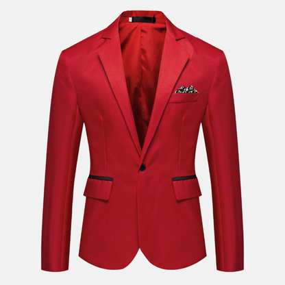 Jack Tailored Blazer | Single Breasted Button Closure Blazer