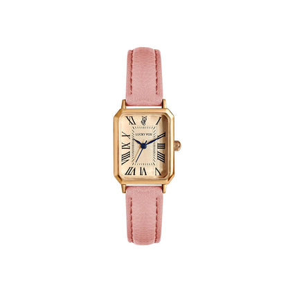 Ava Rectangular Wrist Watch | Roman Numerals Wrist Watch